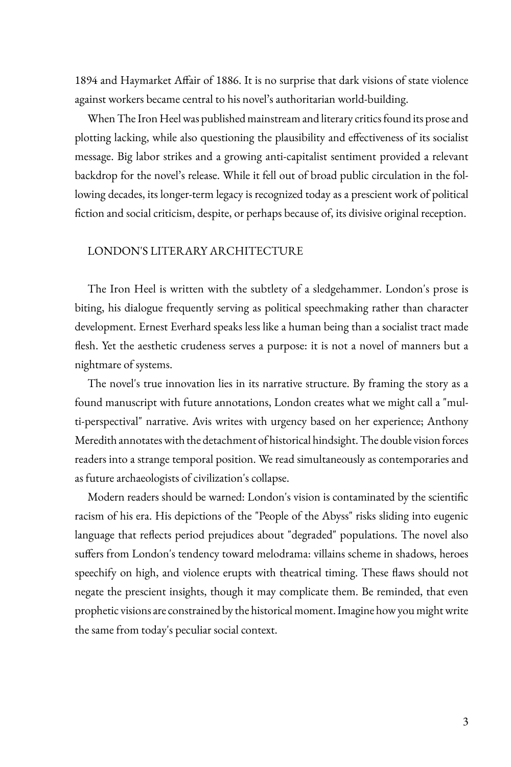 Page 3 from Lee Raymond’s Introduction.
