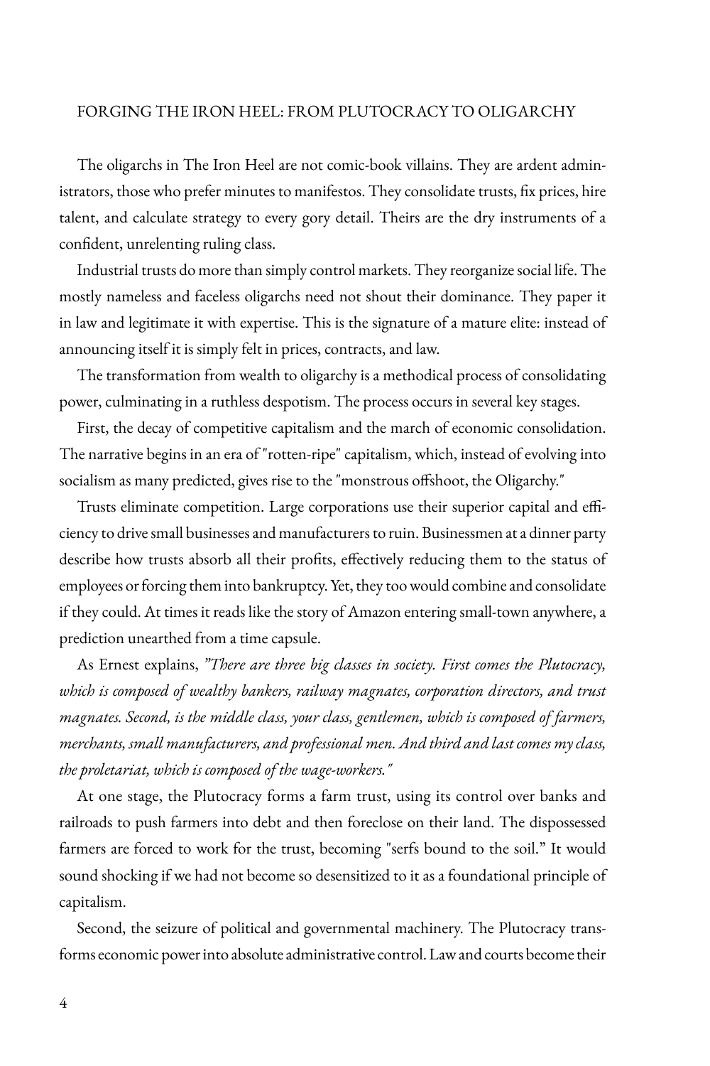 Page 4 from Lee Raymond’s Introduction.